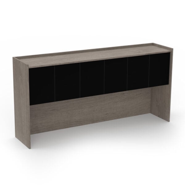 Librero sobre Credenza con Puerta 172 x 85 cm (Ceniza)