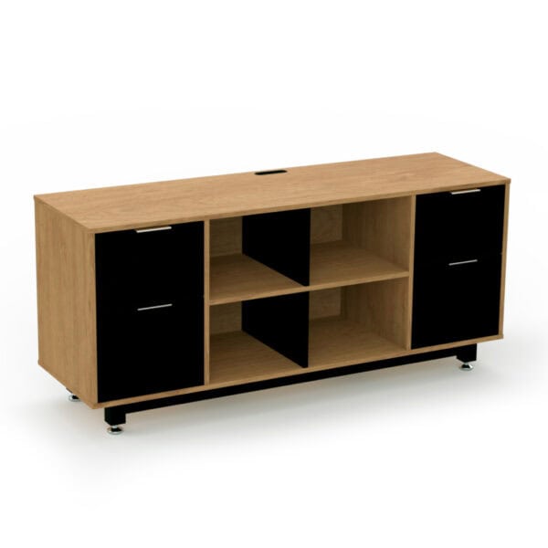 Credenza Baja con Doble Papelera y Archivo 150 x 67.5 cm (Monarca)