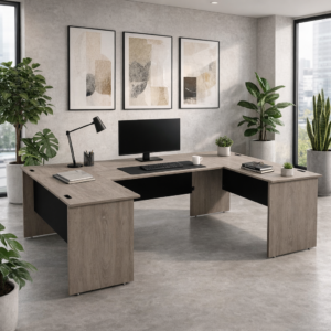 Escritorio Ejecutivo 150x240 cm (Ceniza)