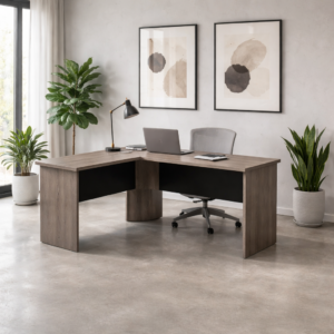 Escritorio en L 150x150 cm (Ceniza)