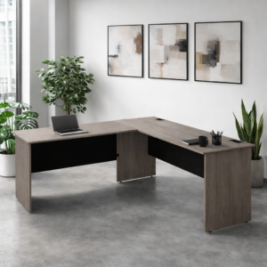 Escritorio en L 180x180 cm (Ceniza)