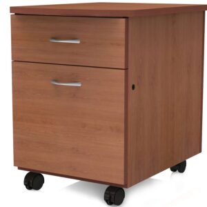 Archivero Movil 106 (Caoba estructura Negro)