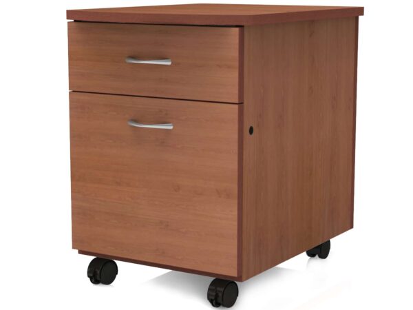 Archivero Movil 106 (Caoba estructura Negro)