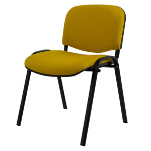 Silla de Visita Allegro sin Brazos en Tela Stella Color Pera