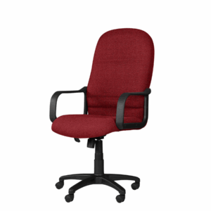 Sillon Ejecutivo con Brazos Tamayo 4001 (Tela Escorial Color Burdeos)