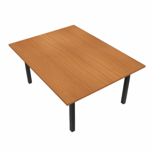 Mesa Multiusos para 6 personas 517 (Melamina LI Color Maple Estructura Silver)