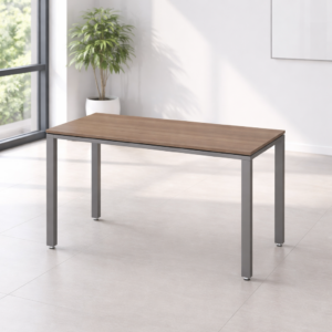 Escritorio Sencillo Billydesk 120x60 cm Ceniza Estructura Oxford