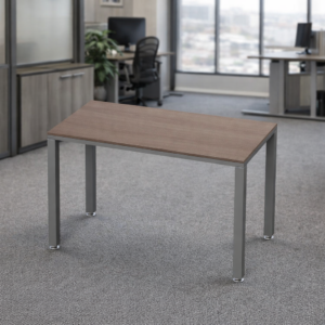 Escritorio Sencillo Billydesk 120x60 cm Ceniza Estructura Oxford