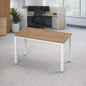 Escritorio Sencillo Billydesk 120x60 cm Monarca Estructura Blanco