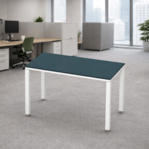 Escritorio Sencillo Billydesk 120x60 cm Zafiro Estructura Blanco