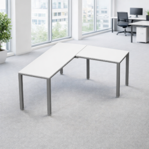 Configuración en L Billydesk 180x150cm - Blanco-oxford