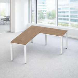 Configuración en L Billydesk 180x150cm - Monarca-Blanco