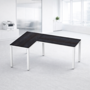 Configuración en L Billydesk 120x180cm - Anáhuac-Blanco