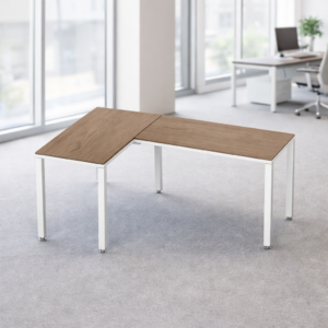 Configuración en L Billydesk 120x180cm - Monarca-Blanco