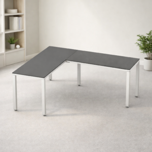 Configuración en L Billydesk 150x180cm - Oxford-Blanco