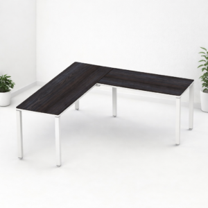 Configuración en L Billydesk 180x180cm - Anáhuac-Blanco