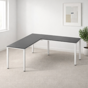 Configuración en L Billydesk 180x180cm - Oxford-blanco