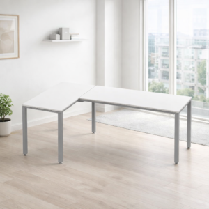 Configuración en L Billydesk 120x210cm - Blanco-Oxford