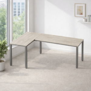 Configuración en L Billydesk 120x210cm - Encino Polar-Oxford