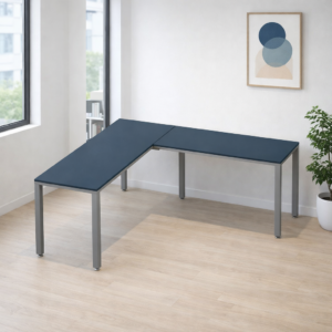 Configuración en L Billydesk 120x210cm - Zafiro-Oxford