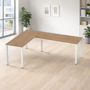 Configuración en L Billydesk 150x210cm - Monarca-Blanco