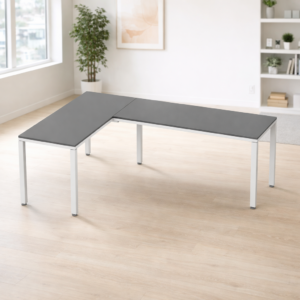 Configuración en L Billydesk 150x210cm - Oxford-Blanco