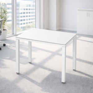Escritorio Sencillo Billydesk 90x60 cm Blanco Estructura Blanco