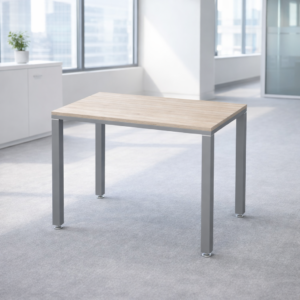 Escritorio Sencillo Billydesk 90x60 cm Encino Polar Estructura Oxford