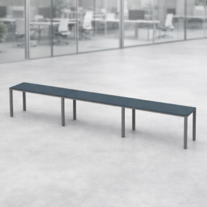 Escritorio Lineal Billydesk 450x60cm (3 personas) - Zafiro-Oxford