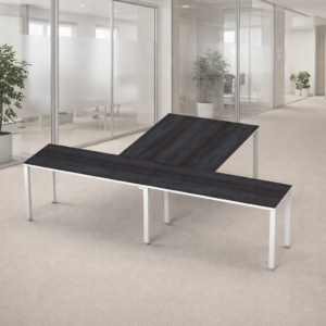 Escritorio en T Billydesk 300x210cm - Anahuac-blanco