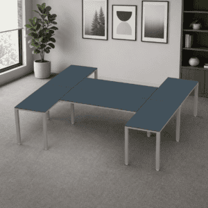 Escritorio en H Billydesk 240x270cm - Zafiro-Oxford