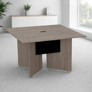 Sala de juntas de 4 a 6 personas 120 x 120 cm (Ceniza)