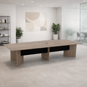 Sala de juntas de 12 a 14 personas 360 x 120 cm (Ceniza)