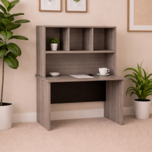 Librero sobre Credenza Abierto 112 x 85 cm (Ceniza)