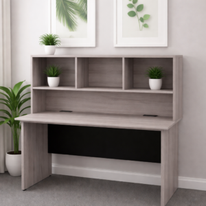 Librero sobre Credenza Abierto 172 x 85 cm (Ceniza)