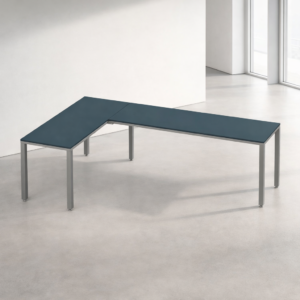 Configuración en L Billydesk 150x240cm - Zafiro-Oxford