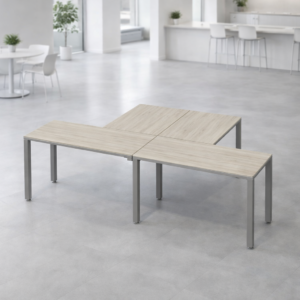 Configuración en T Billydesk 240x150cm - Encino Polar-oxford