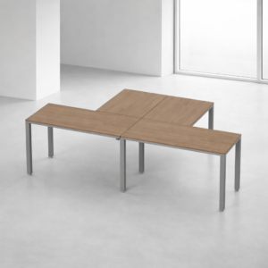 Configuración en T Billydesk 240x150cm - Monarca-oxford