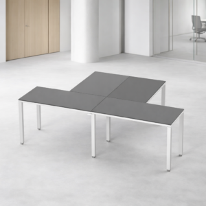 Configuración en T Billydesk 240x150cm - Oxford-blanco