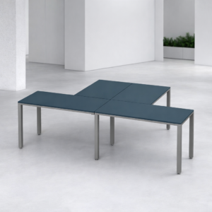 Configuración en T Billydesk 240x150cm - Zafiro-oxford