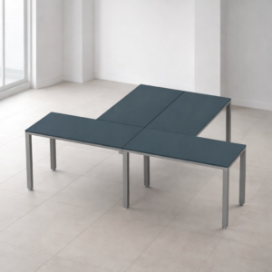 Configuración en T Billydesk 240x180cm - Zafiro-oxford