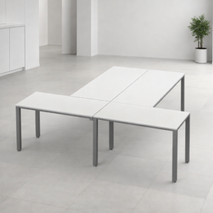 Configuración en T Billydesk 240x210cm - Blanco-oxford