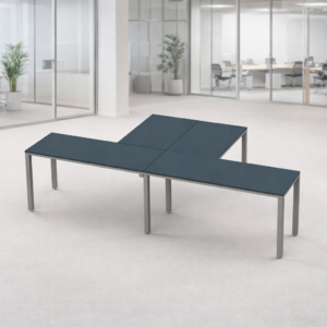 Escritorio en T Billydesk 300x150cm - Zafiro-oxford