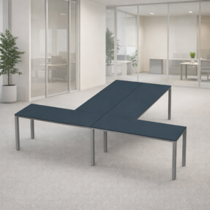 Escritorio en T Billydesk 300x240cm - Zafiro-oxford