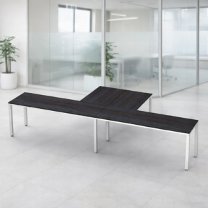 Escritorio en T Billydesk 360x150cm - Anahuac-blanco