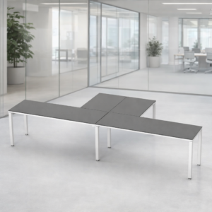 Escritorio en T Billydesk 360x150cm - Oxford-blanco