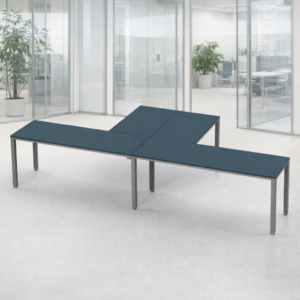 Escritorio en T Billydesk 360x150cm - Zafiro-oxford