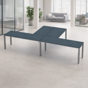 Escritorio en T Billydesk 360x180cm - Zafiro-oxford