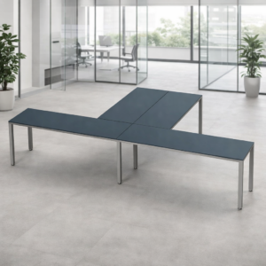 Escritorio en T Billydesk 360x210cm - Zafiro-oxford