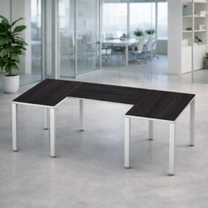 Escritorio en U Billydesk 90x210x90cm - Anáhuac-Blanco